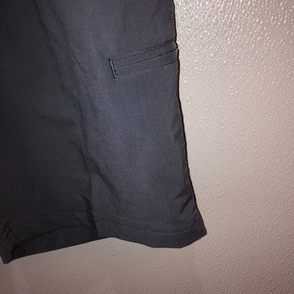 Adidas Mens Size 30 Solid Gray Chino Flat Front Flap Pockets Golf Shorts - Picture 5 of 10